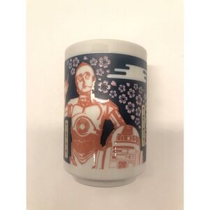Star Wars C-3PO R2-D2 Japanese Yunomi Chawan Tea Cup 6.5×9.8cm